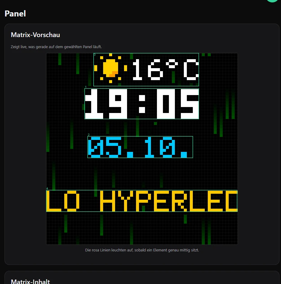 Die Panel-Seite